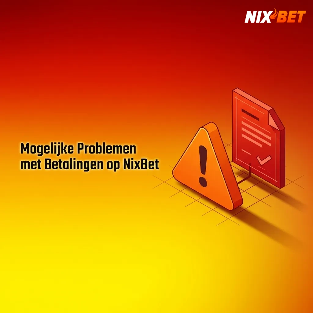 NixBet payment issues guide showing common transaction problems like declined withdrawals and pending deposits with solutions