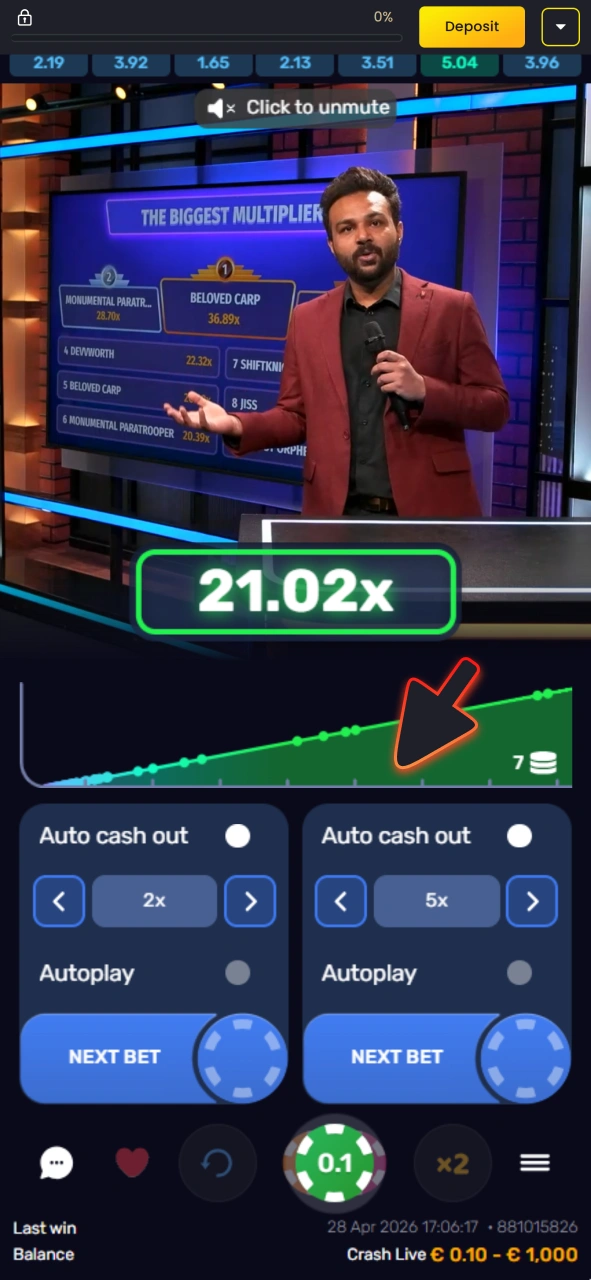 Begin met spelen bij het live casinospel van NixBet naar keuze en win.